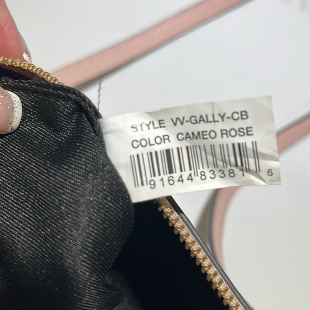 Leather VINCE CAMUTO Crossbody bag, cameo rose - Picture 8 of 11